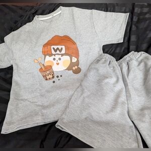 Boba shirt and shorts